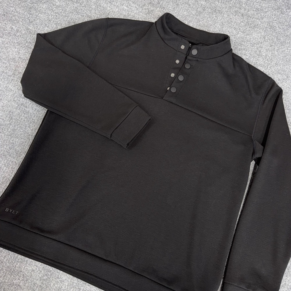 BYLT Premium Basics Shirt Mens XL Golf Adventure Fleece Quarter Snap Pullover